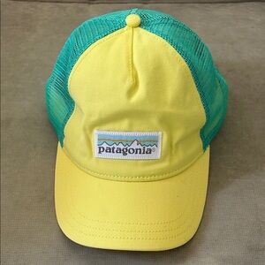 Patagonia Yellow Front with Teal Mesh Cap